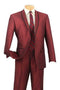 Maroon Slim Fit Suit - AlbertoNardoniStore