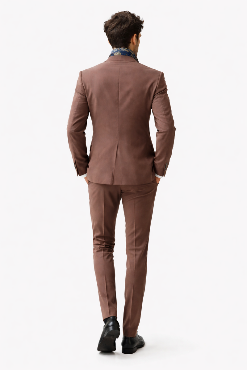 Mauve Men’s Suit – Premium Tailored Fit Formal & Wedding Wear for Men