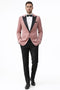 Pink Tuxedo for Men– Premium Satin Lapel Formal Suit