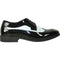 Bravo Mens 1920's Gangster Wingtip Dress Shoe in Black and White
