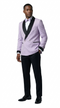 Men's Lavender Double Breasted Shawl Lapel Tuxedo for Wedding & Prom
