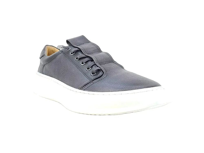 Carrucci Genuine Calfskin Slip-On Sneakers
