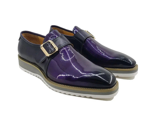Classic Patent Leather Slip-On with Monk Strap