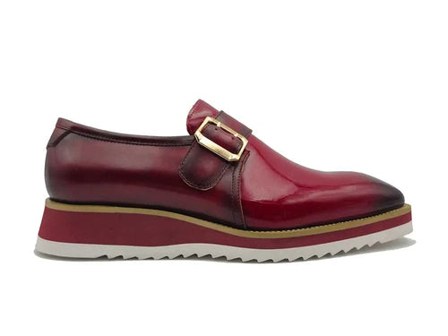 Classic Patent Leather Slip-On with Monk Strap