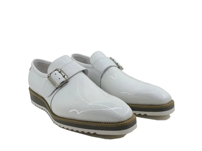 Carrucci Gorgeous Patent Leather Monkstrap Slip on
