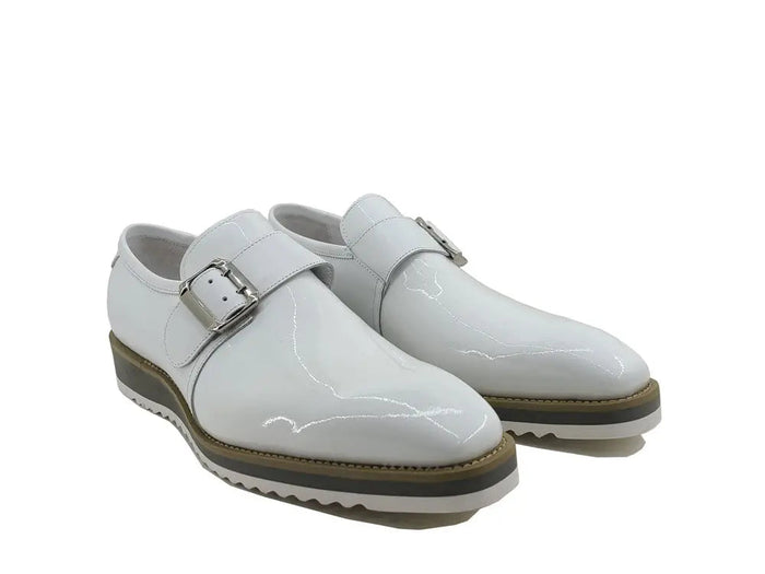 Carrucci Gorgeous Patent Leather Monkstrap Slip on