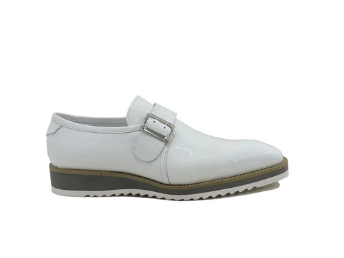 Classic Patent Leather Slip-On with Monk Strap
