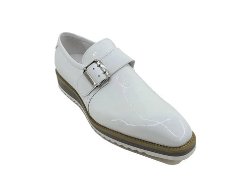 Classic Patent Leather Slip-On with Monk Strap