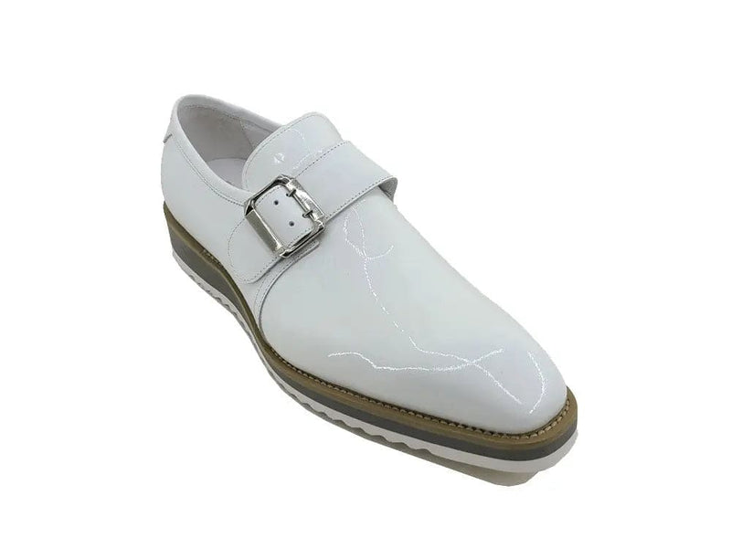 Carrucci Gorgeous Patent Leather Monkstrap Slip on