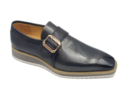 Classic Patent Leather Slip-On with Monk Strap