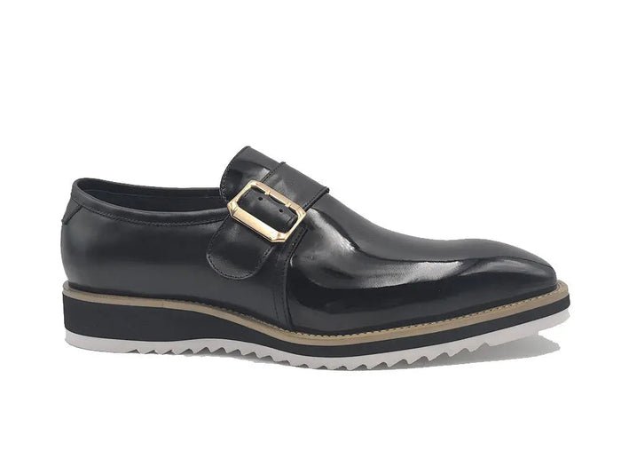 Carrucci Gorgeous Patent Leather Monkstrap Slip on