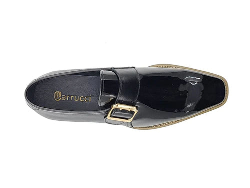Classic Patent Leather Slip-On with Monk Strap