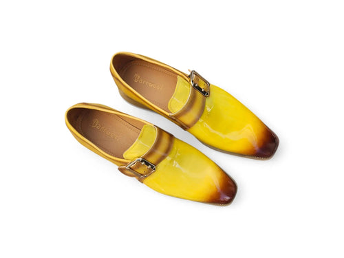 Classic Patent Leather Slip-On with Monk Strap