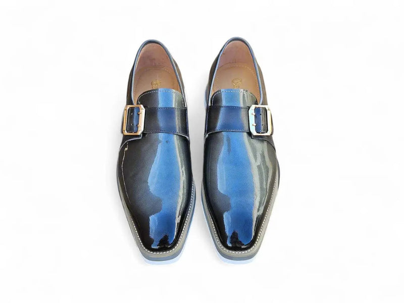 Carrucci Gorgeous Patent Leather Monkstrap Slip on