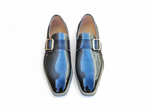 Classic Patent Leather Slip-On with Monk Strap