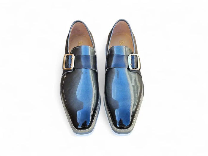 Carrucci Gorgeous Patent Leather Monkstrap Slip on