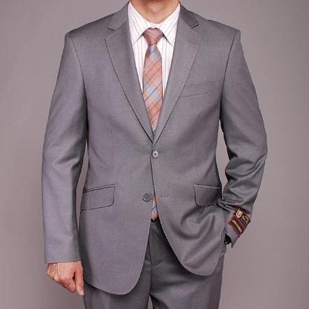 Gray Slim Fit Suit - AlbertoNardoniStore