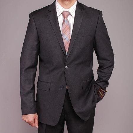 Gray Slim Fit Suit - AlbertoNardoniStore