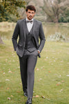 Smoking Traje - Esmoquin - Smoking Para Hombre - Gray Tuxedo