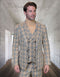 Mens Great Gatsby Costumes Tan Plaid Suit - in Color  Camel Khaki Tan Beige Color - Summer Events