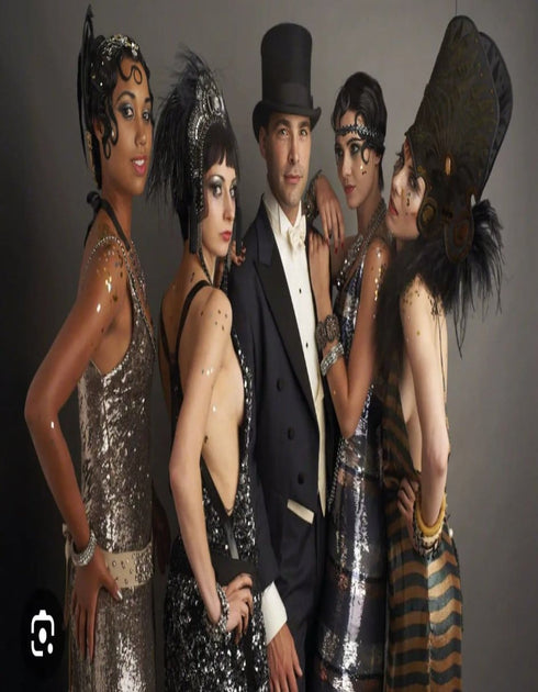 Mens Great Gatsby Suit  - Great Gatsby Custome Black Color