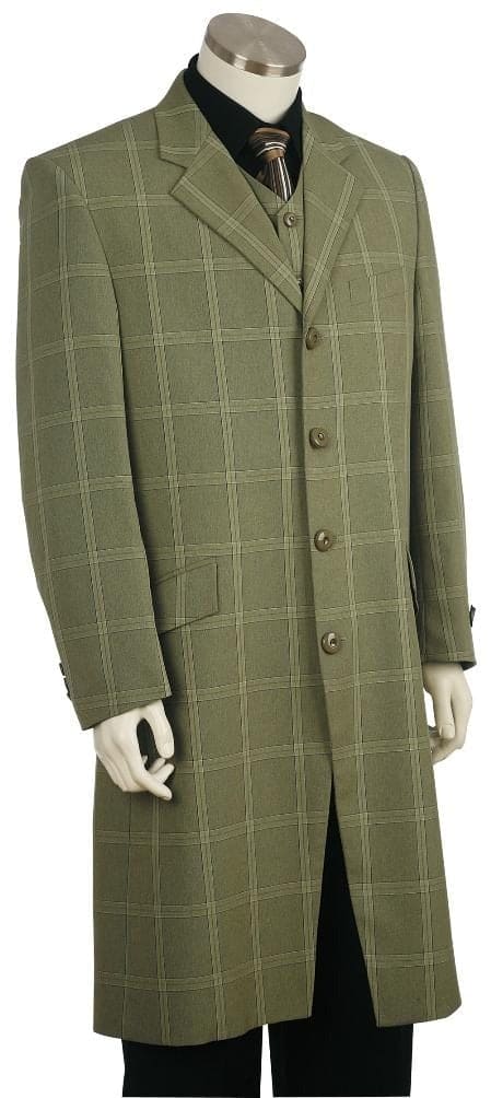 Mens Zoot Suit - Zuit Suit - Green Suit - Wedding Zoot Suit