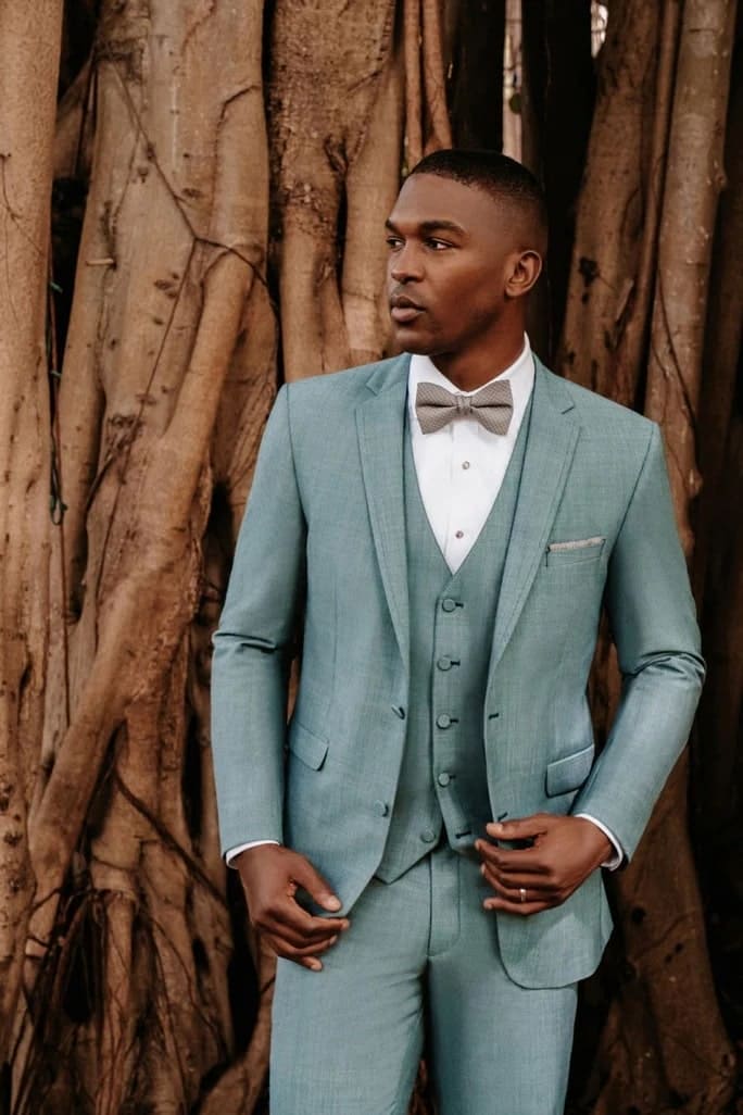 Smoking Traje - Esmoquin - Smoking Para Hombre -Trajes De Novio - Green Tuxedo