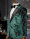 Mardi Gras Tuxeod Dinner Jacket in Green - White - Black - Purple - Red and Gold