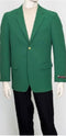 Mens Green Color Regular Fit Blazer