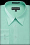 Men's Regular Fit Basic Dress Shirt in Mint Green