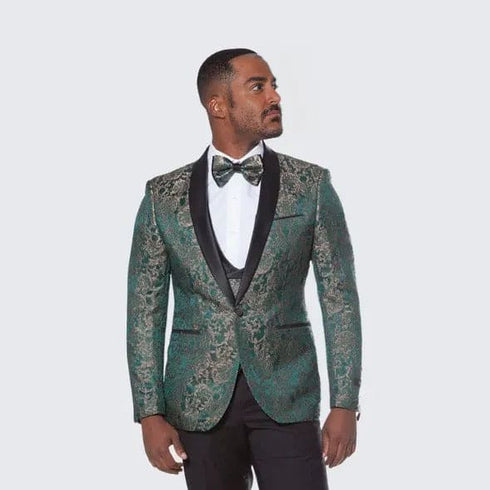 Green And Gold Tuxedo