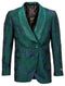 Mens Green Color Polyester Blazer