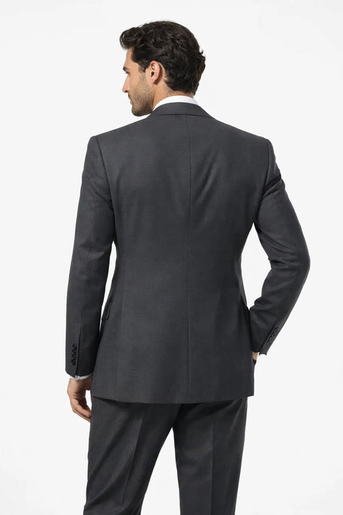 Grey Double Breasted Suit 1