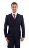 Navy Wool Modern Fit 3 Piece Suit