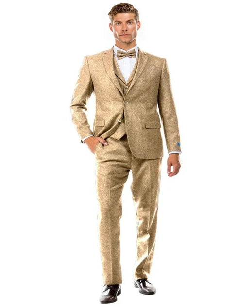 Tan Suits For Wedding Tan Groomsmen Suits Tan Vintage Style Tuxedo