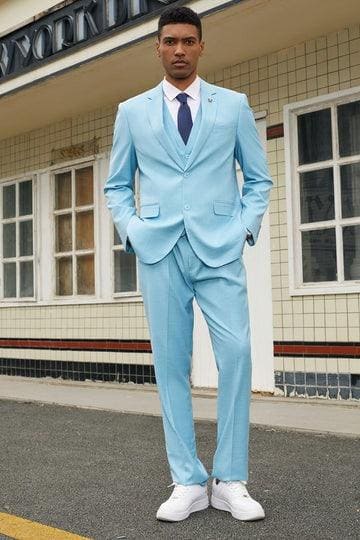 Mens Dark Teal Suit - Teal Blue Suit - Teal Color Wedding Suit ...