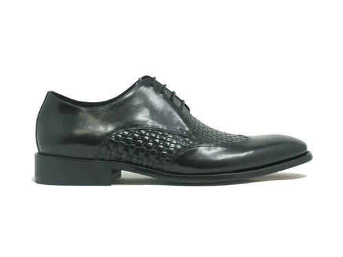 Hand Braided Leather Woven Oxford Carrucci