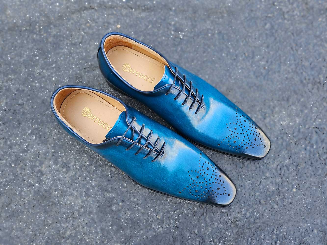 Luxury Hand-Finished Wholecut Calf Oxford Shoes