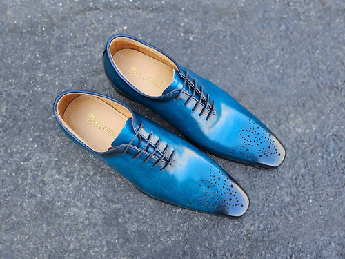 Luxury Hand-Finished Wholecut Calf Oxford Shoes