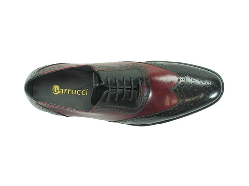 Men's Handcrafted Wingtip Medallion Oxford
