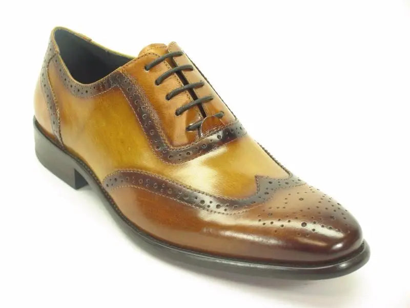 Men's Handcrafted Wingtip Medallion Oxford