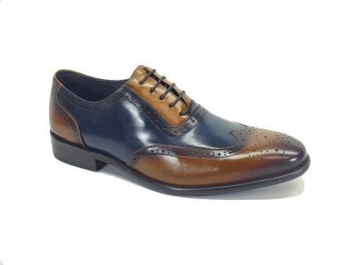 Men's Handcrafted Wingtip Medallion Oxford