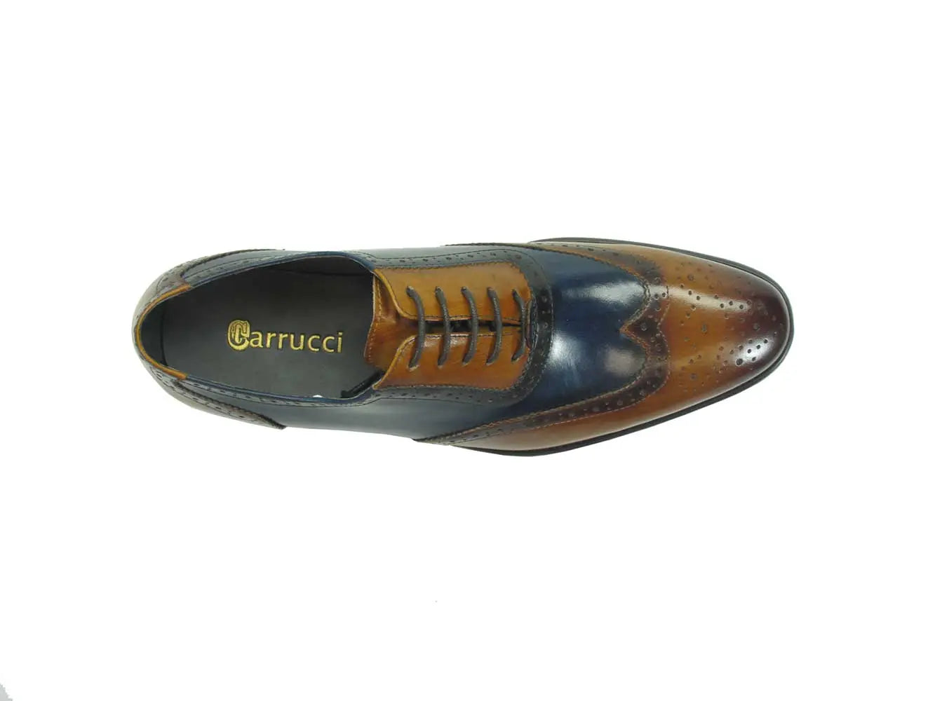 Men's Handcrafted Wingtip Medallion Oxford