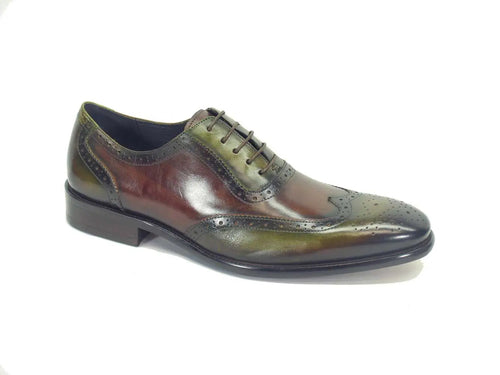 Men's Handcrafted Wingtip Medallion Oxford