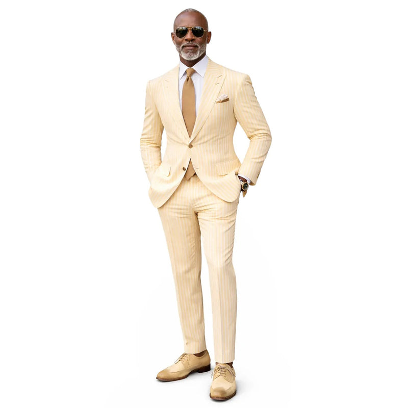 Inserch Mens Wide Stripe Seersucker Suit – Yuzu