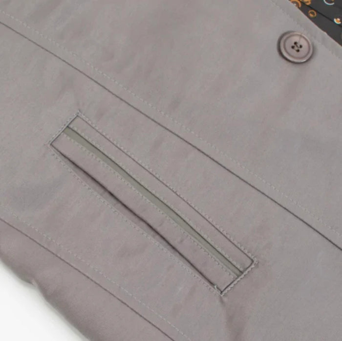 Men's Western Grey Blazer Slim Fit Steel Gray Sport Coat for Weddings, Business & Formal Events