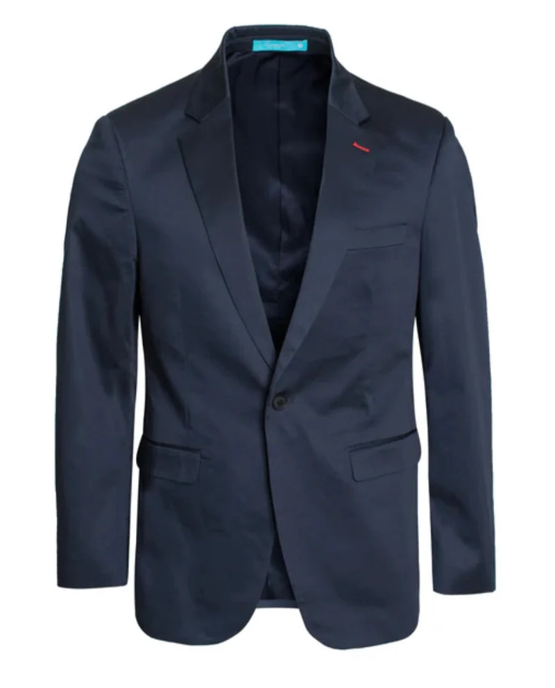 Men's Navy Blazer Slim Fit Sport Coat for Weddings, Business & Formal Events