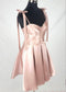 Chicas DM8133 Formal Blush A-Line Sweetheart Short Strappy Satin Dress