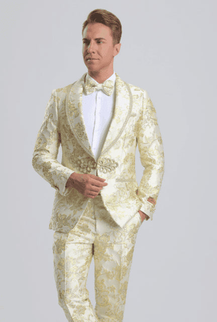 Style# Adam White Suit - AlbertoNardoniStore