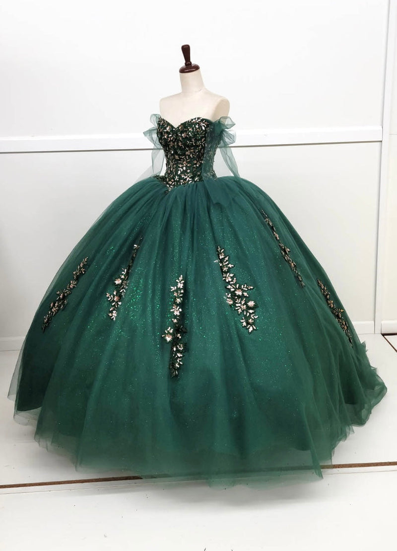Chicas HF3086 Royal BallDress Sweetheart Floor-Length Corset Sequin Tulle Dress